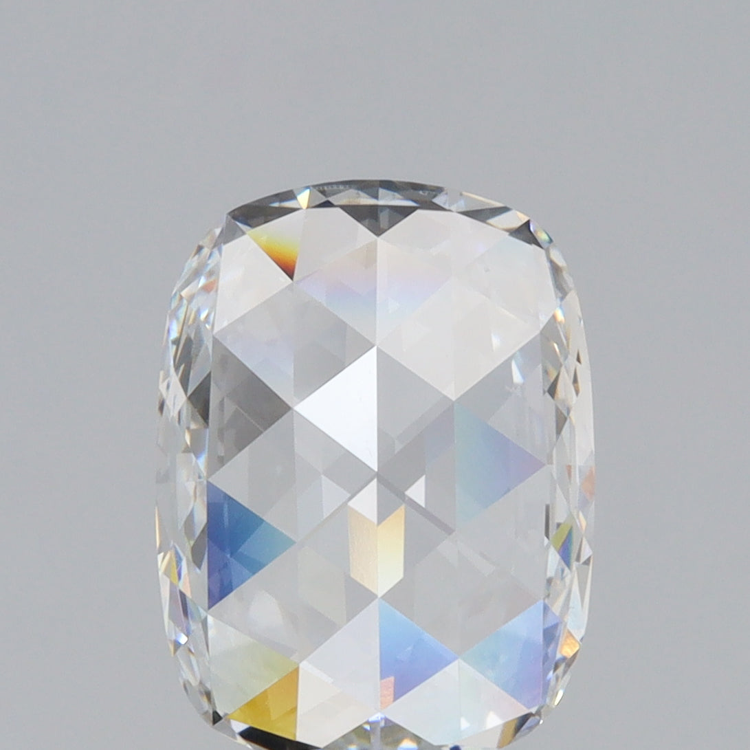 2.08ct | F/VS1 Cushion Shape Rose Cut Lab Diamond (IGI)