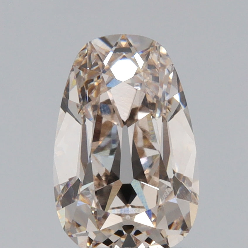 1.81ct | L/VVS2 Champagne Pear Shape Old Mine Cut Lab Diamond (IGI)