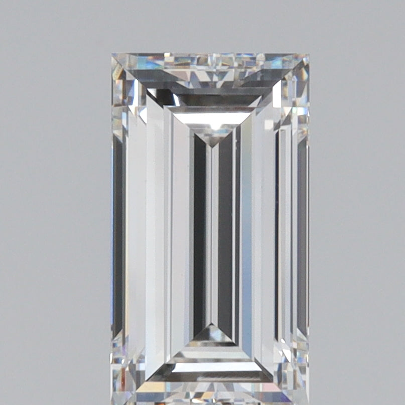 1.58ct | F/VVS2 Baguette Shape Step Cut Lab Diamond (IGI)-LITHOS Diamond