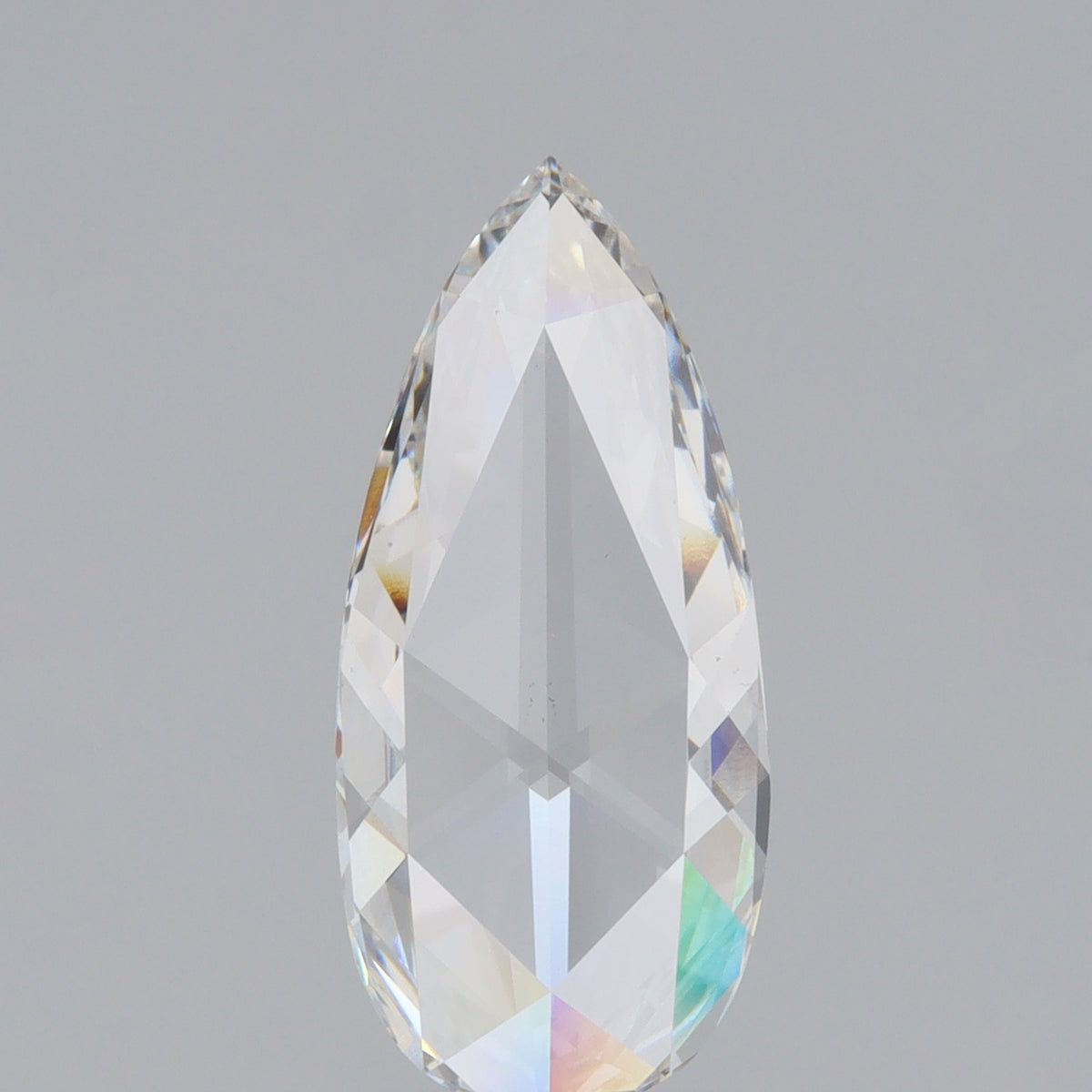 2.09ct | F/VS1 Pear Shape Rose Cut Lab Diamond (IGI)-LITHOS Diamond
