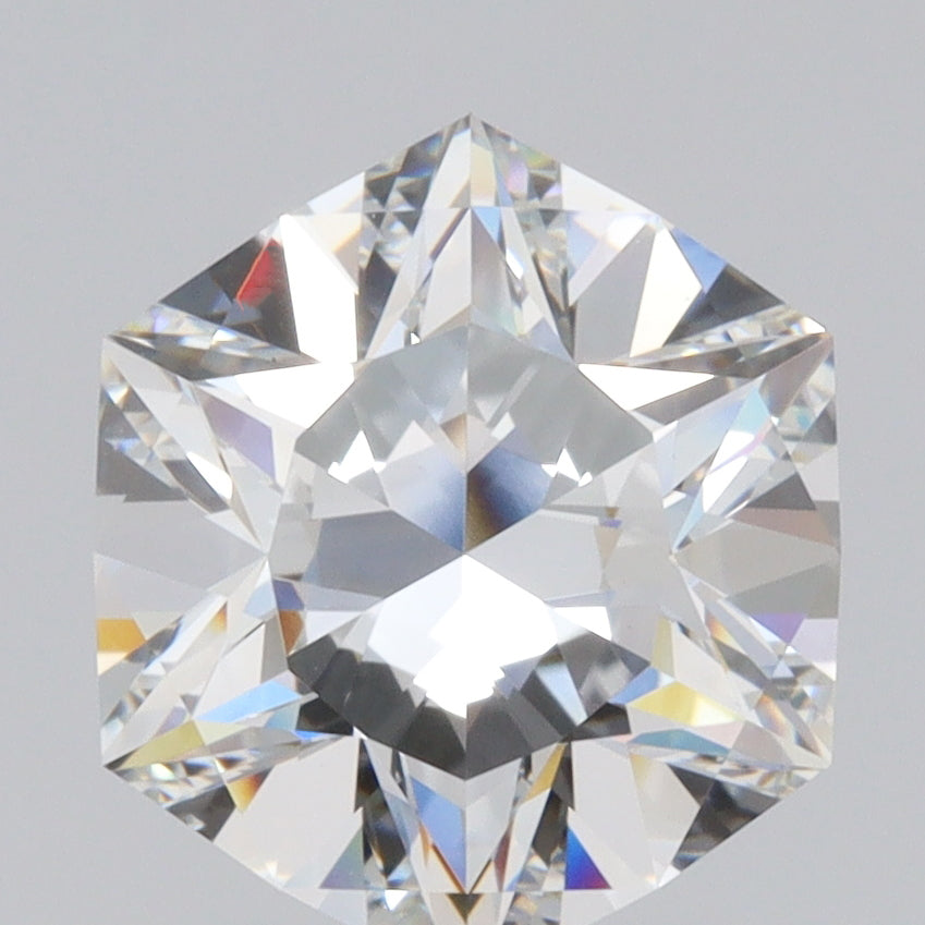 2.70ct | F/VS1 Hexagon Shape Brilliant Cut Lab Diamond (IGI)