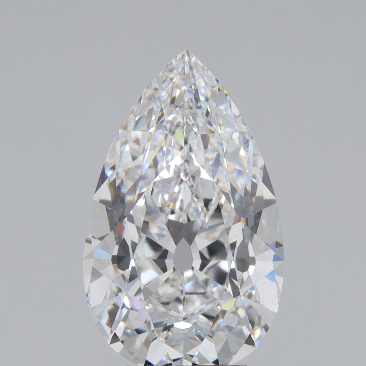 4.06ct | D/VS1 Pear Shape Old Mine Cut Lab Diamond (IGI)