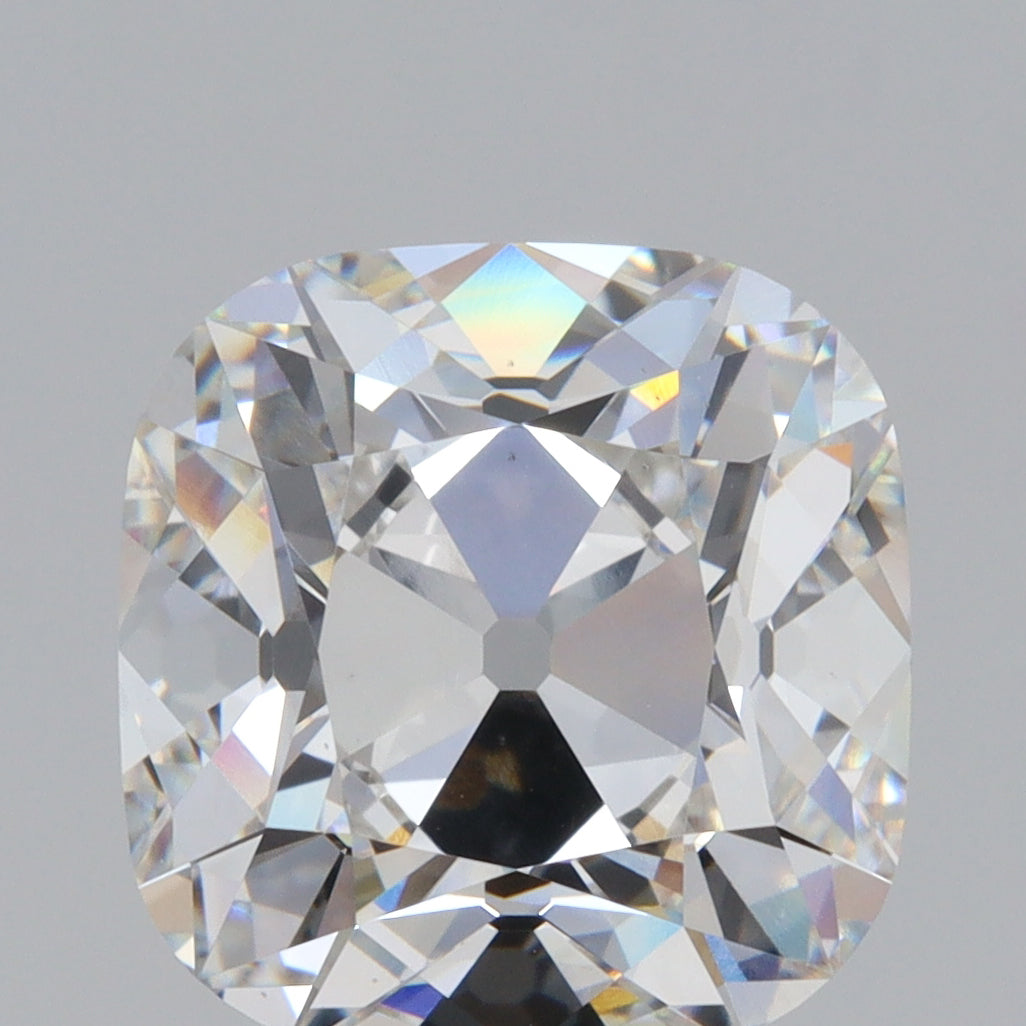 4.83ct | F/VS1 Cushion Shape Old Mine Cut Lab Diamond (IGI)-LITHOS Diamond