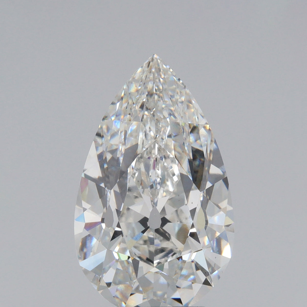 4.58ct | F/VS1 Pear Shape Old Mine Cut Lab Diamond (IGI)-LITHOS Diamond