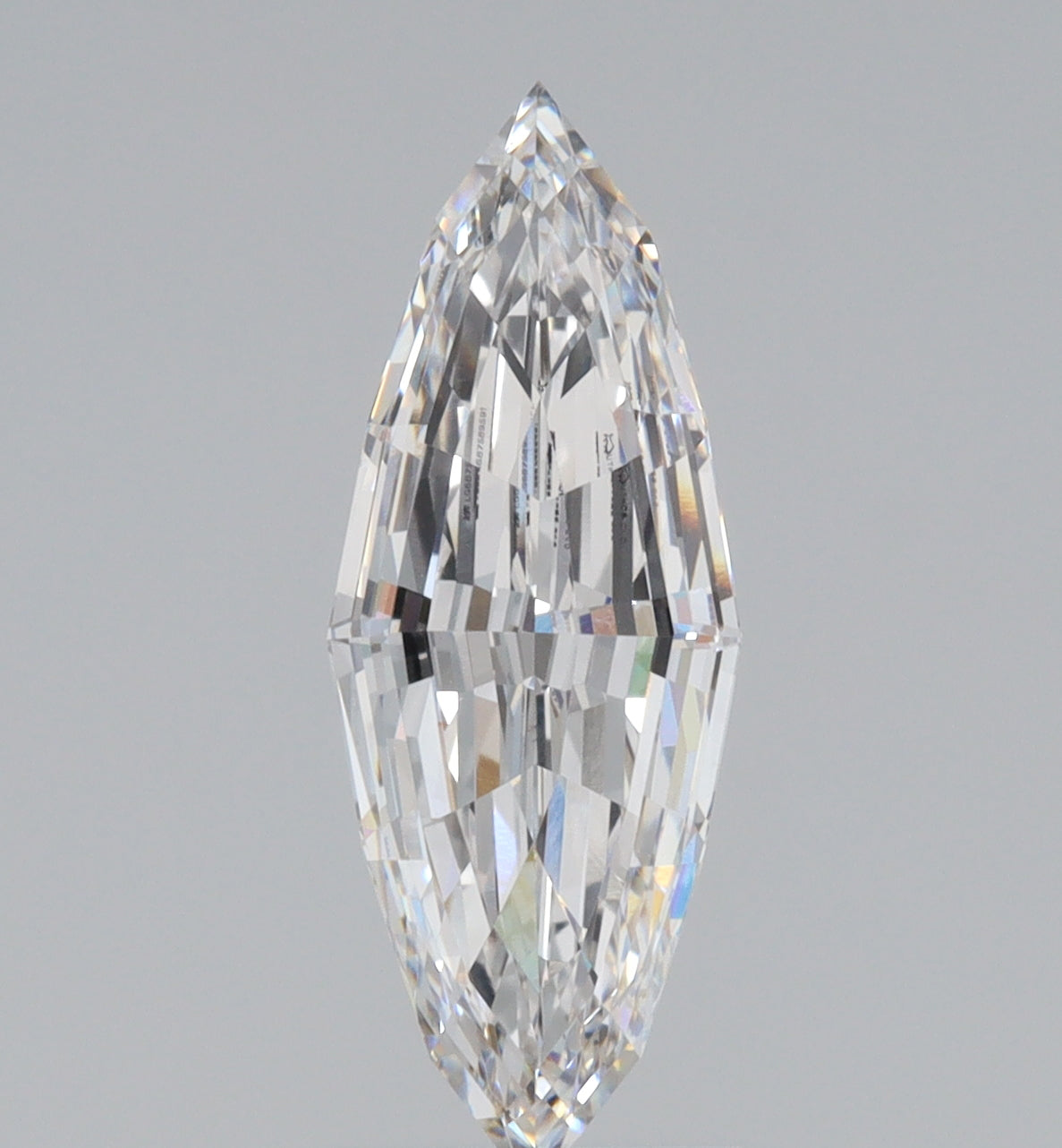 2.18ct | F/VS1 Marquise Shape Step Cut Lab Diamond (IGI)