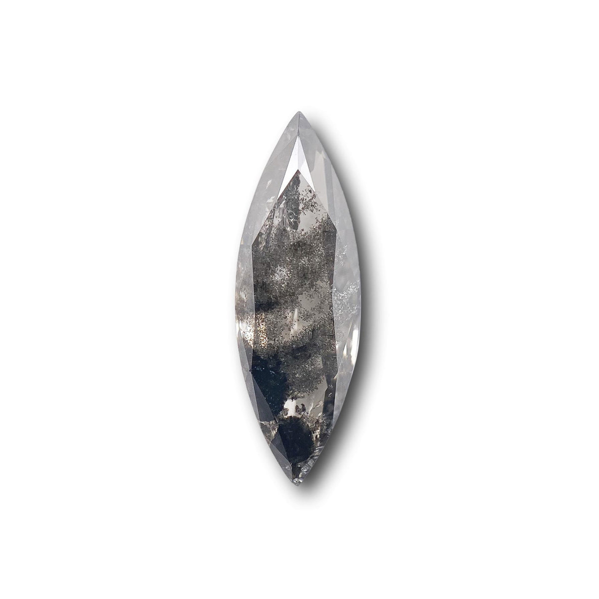 1.58ct | Salt & Pepper Marquise Shape Brilliant Cut Lab Diamond