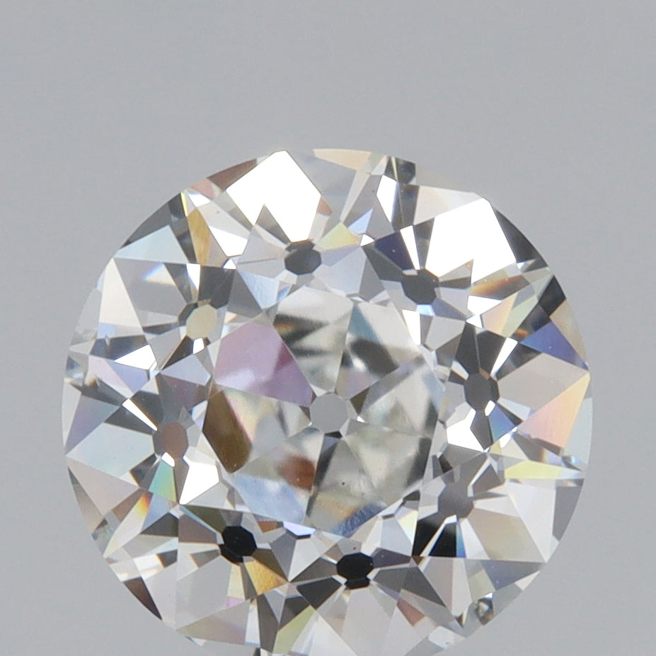 3.51ct | F/VS1 Round Shape Old European Cut Lab Diamond (IGI)