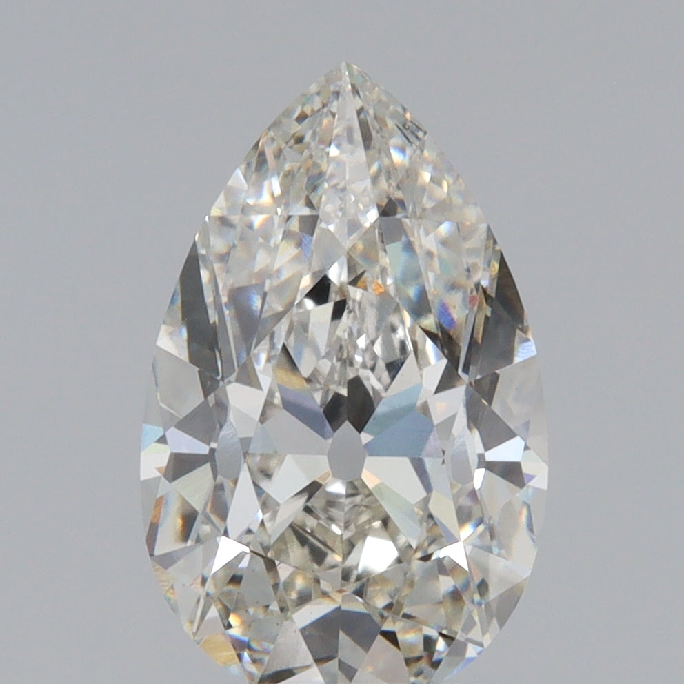 2.71ct | H/VS1 Pear Shape Old Mine Cut Lab Diamond (IGI)