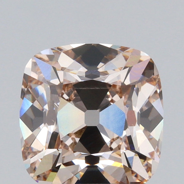 2.15ct | O-P/VS1 Champagne Cushion Shape Old Mine Cut Lab Diamond (IGI)-LITHOS Diamond