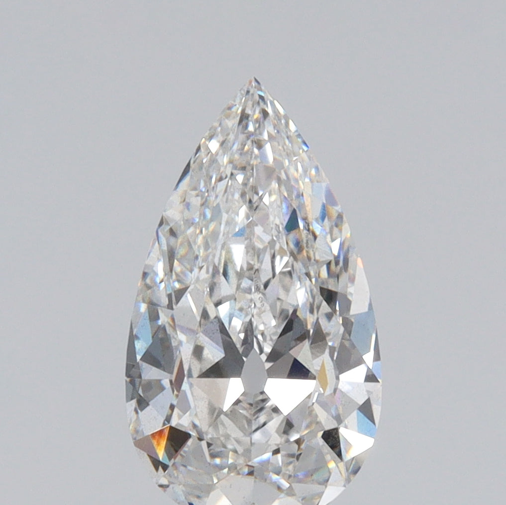 1.91ct | F/VS2 Pear Shape Old Mine Cut Lab Diamond (IGI)