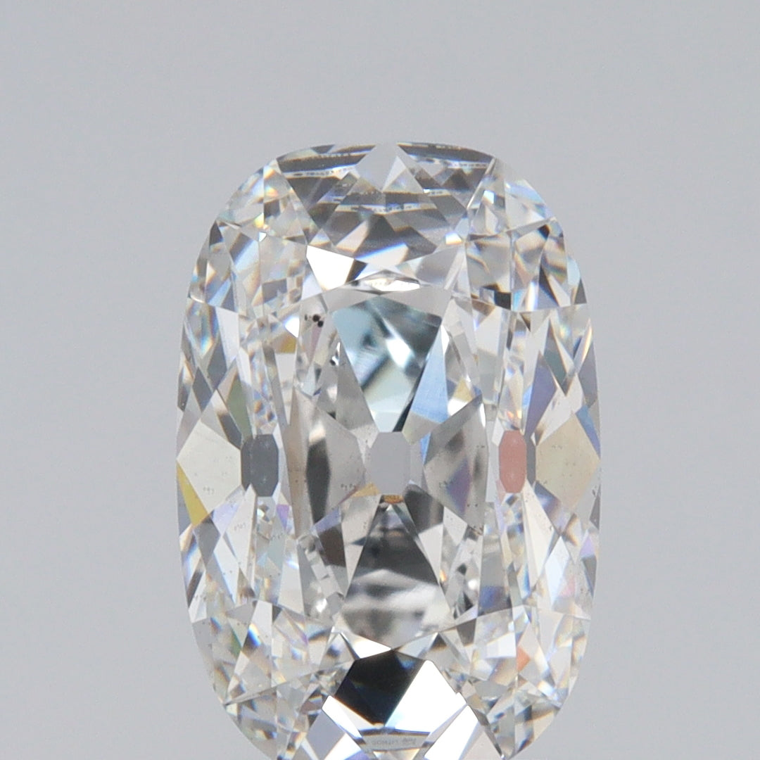 3.31ct | F/VS2 Cushion Shape Old Mine Cut Lab Diamond (IGI)-LITHOS Diamond