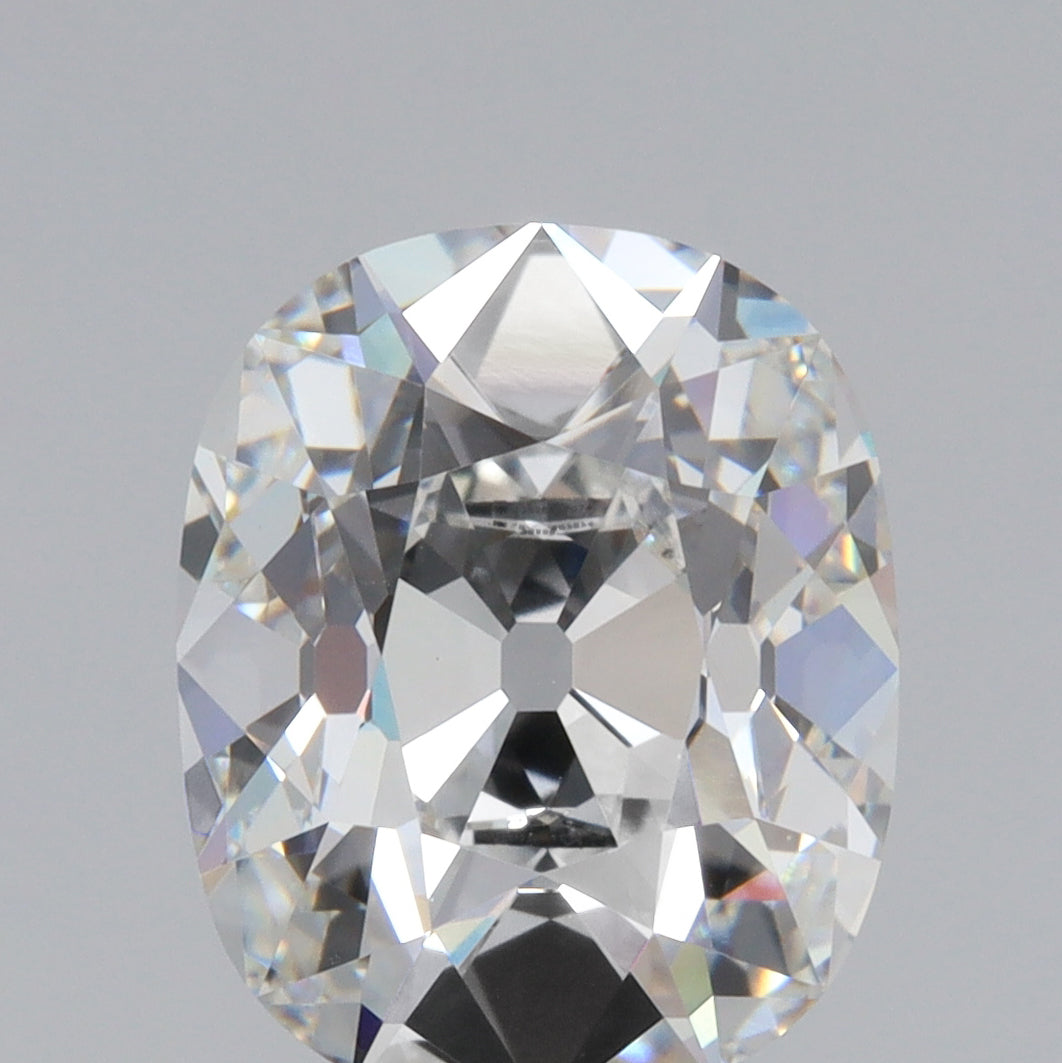 4.21ct | E/VVS2 Cushion Shape Old Mine Cut Lab Diamond (IGI)-LITHOS Diamond