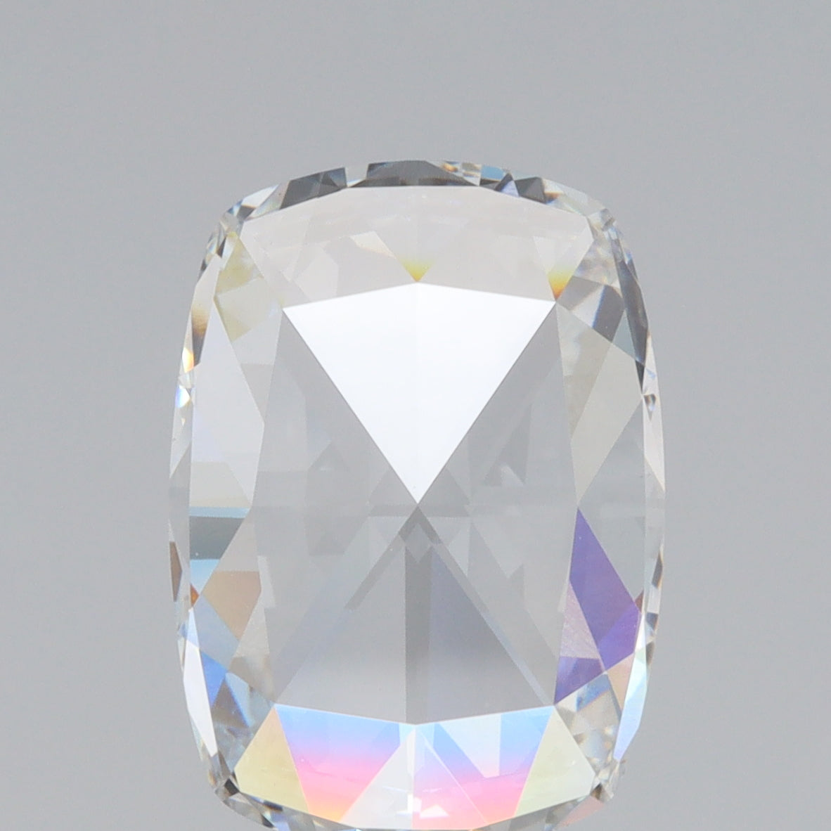 2.80ct | F/VVS2 Cushion Shape Rose Cut Lab Diamond (IGI)-LITHOS Diamond