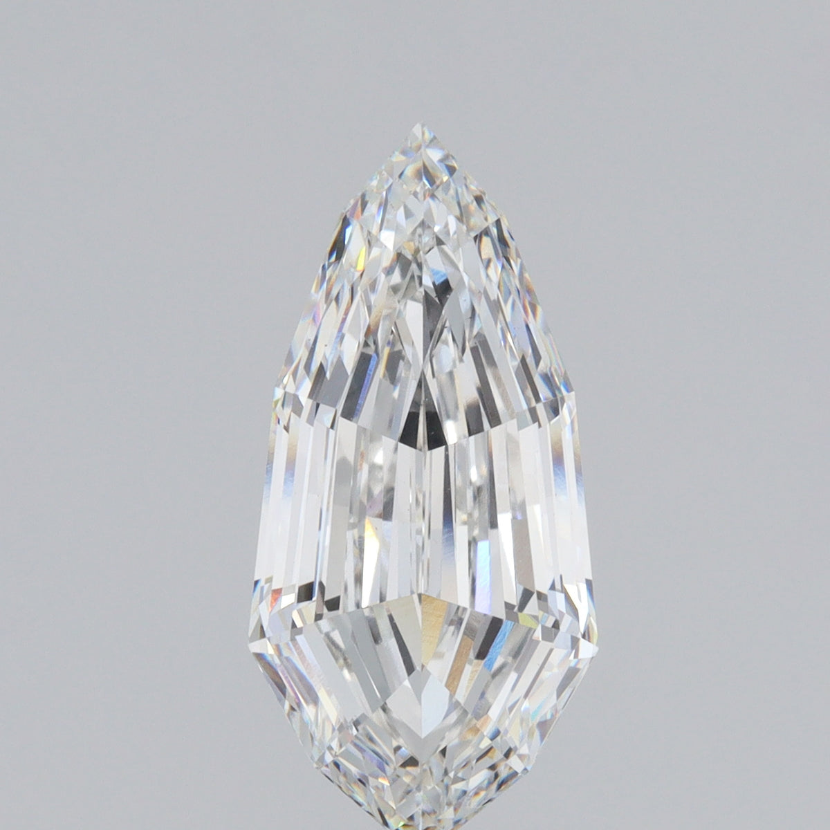 4.13ct | F/VS1 Pear Shape Step Cut Lab Diamond (IGI)