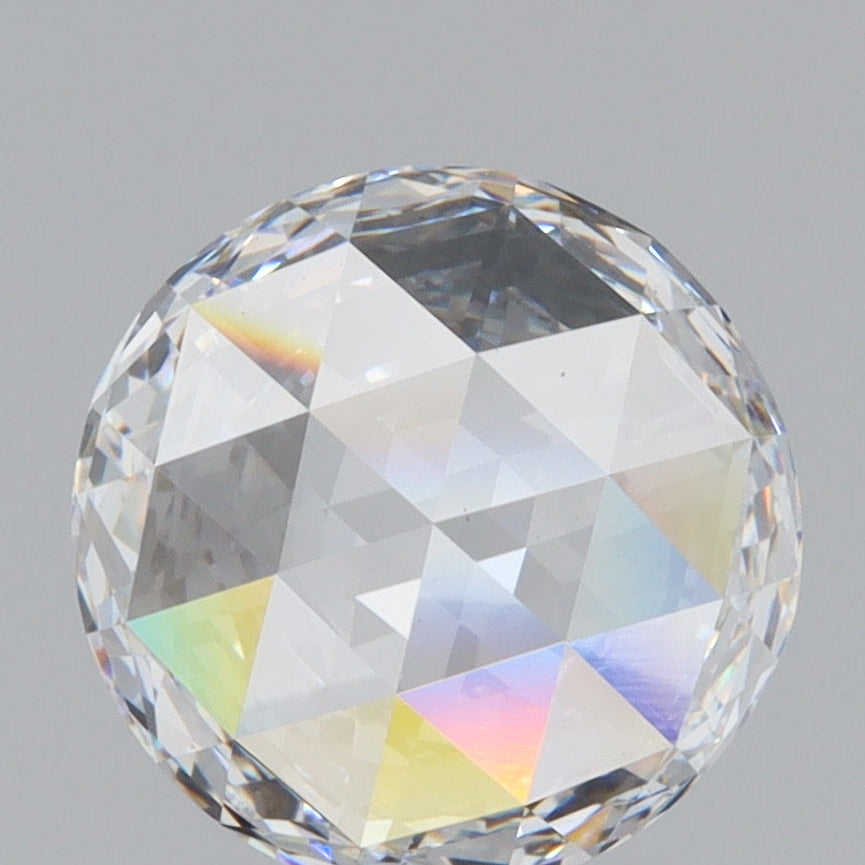 2.04ct | D/VS1 Round Shape Rose Cut Lab Diamond (IGI)
