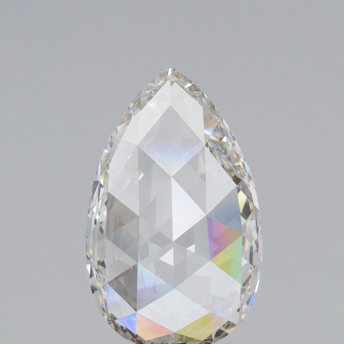 3.11ct | H/VVS2 Pear Shape Rose Cut Lab Diamond (IGI)