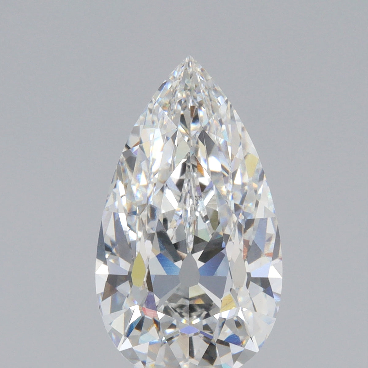 3.58ct | F/VVS2 Pear Shape Old Mine Cut Lab Diamond (IGI)
