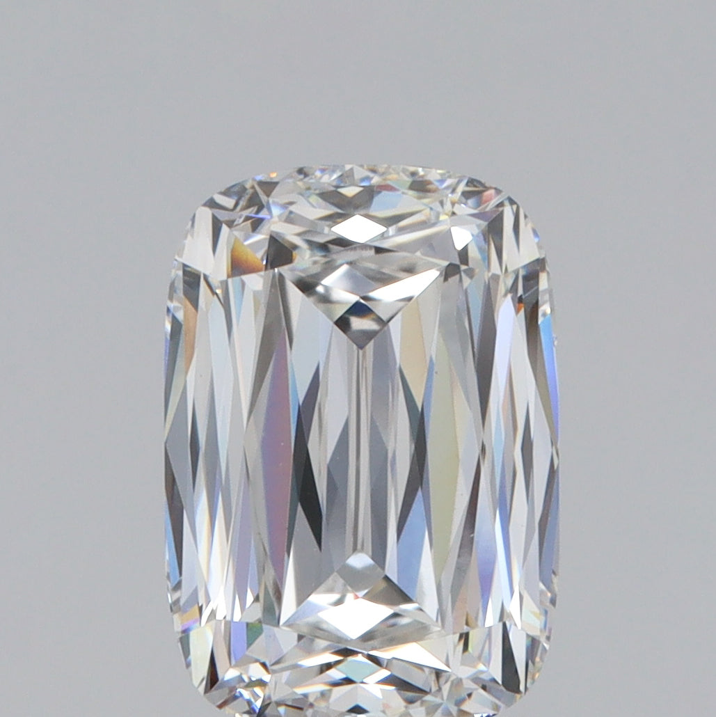 2.92ct | E/VS1 Cushion Shape Lattice Cut Lab Diamond (IGI)-LITHOS Diamond