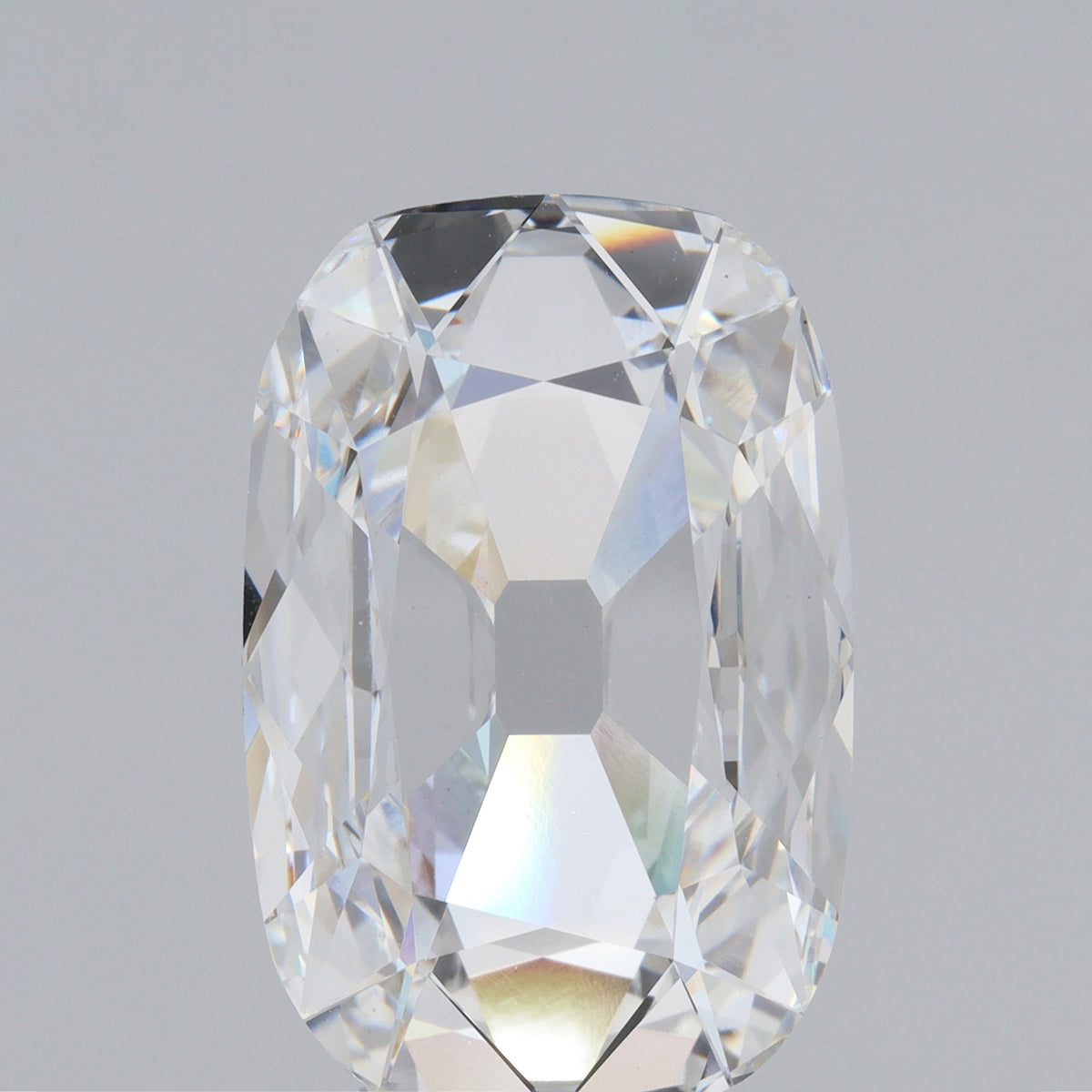 9.09ct | E/VS1 Antique Cushion Shape Old Mine Cut Lab Diamond (IGI)-LITHOS Diamond