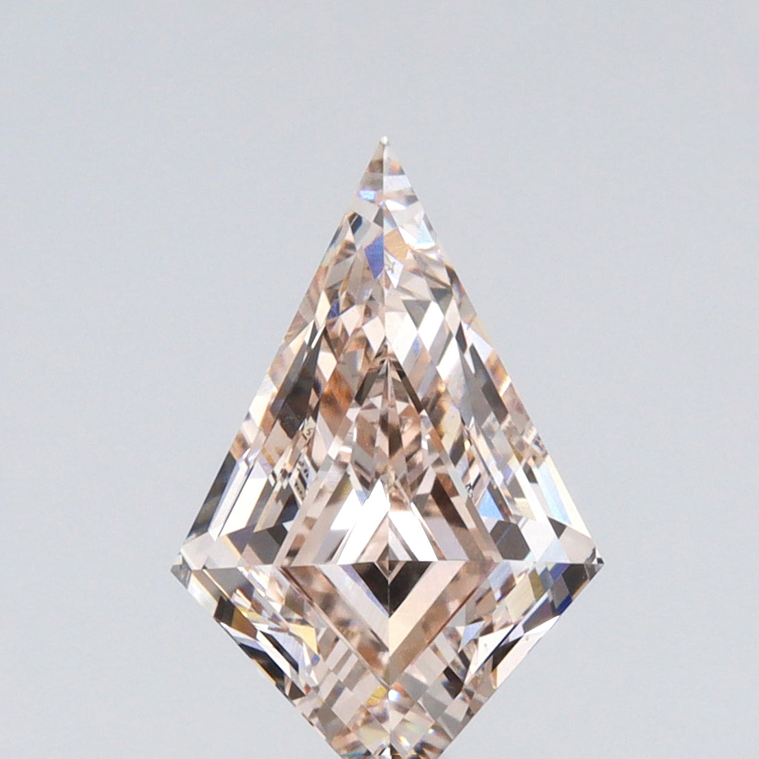 2.37ct | Q-R/VS1 Champagne Kite Shape Step Cut Lab Diamond (IGI)-LITHOS Diamond