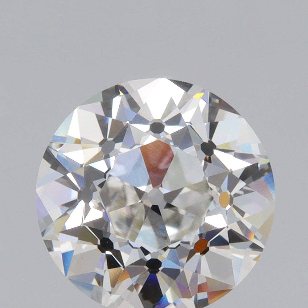 3.82ct | F/VVS2 Round Shape Old European Cut Lab Diamond (IGI)