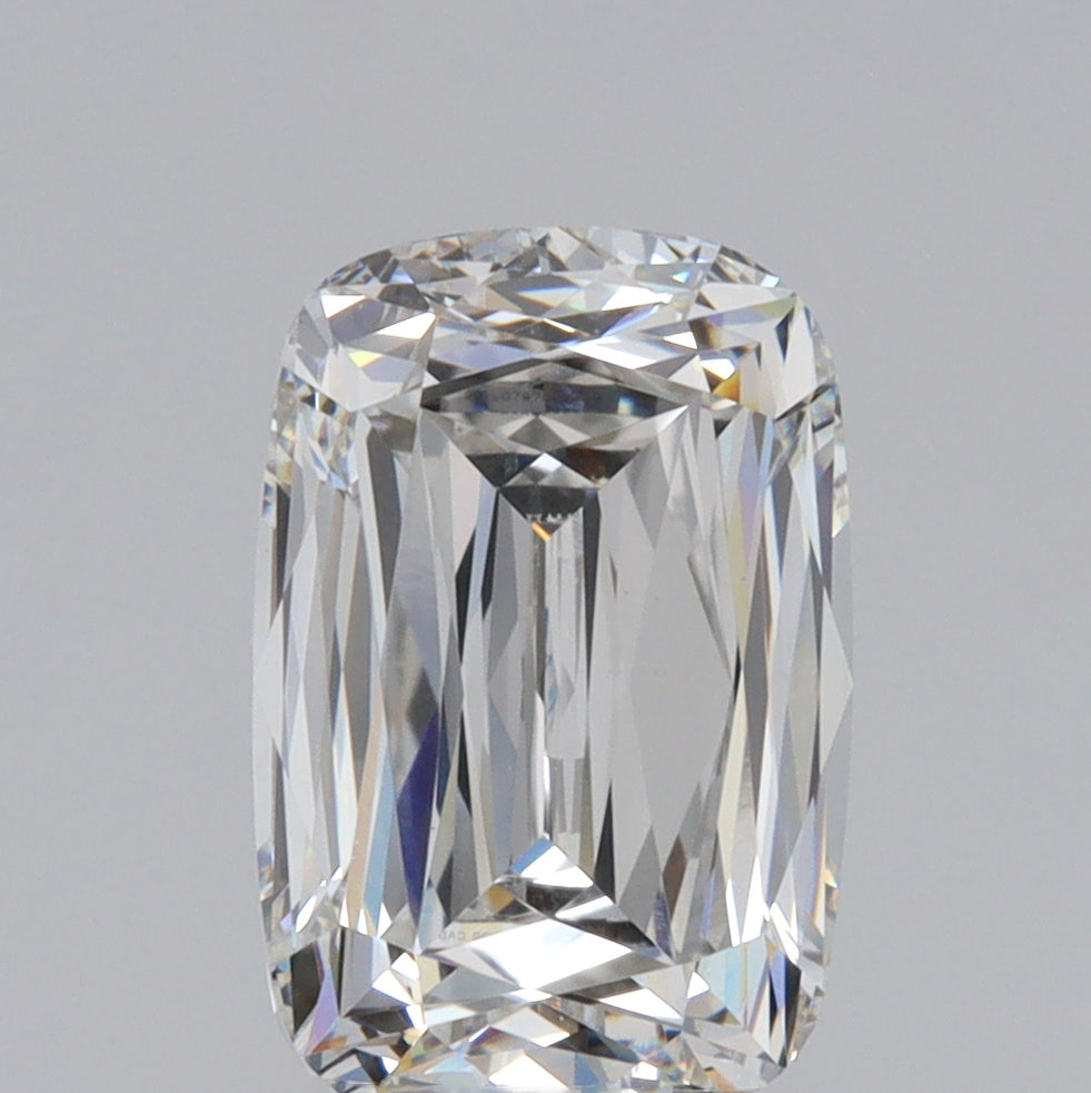 2.77ct | F/VS1 Cushion Shape Lattice Cut Lab Diamond (IGI)-LITHOS Diamond