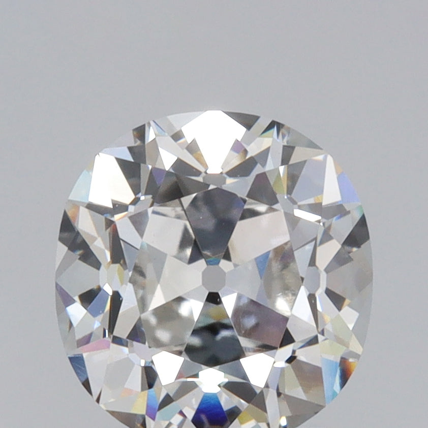 2.34ct | F/VVS2 Cushion Shape Old Mine Cut Lab Diamond (IGI)-LITHOS Diamond
