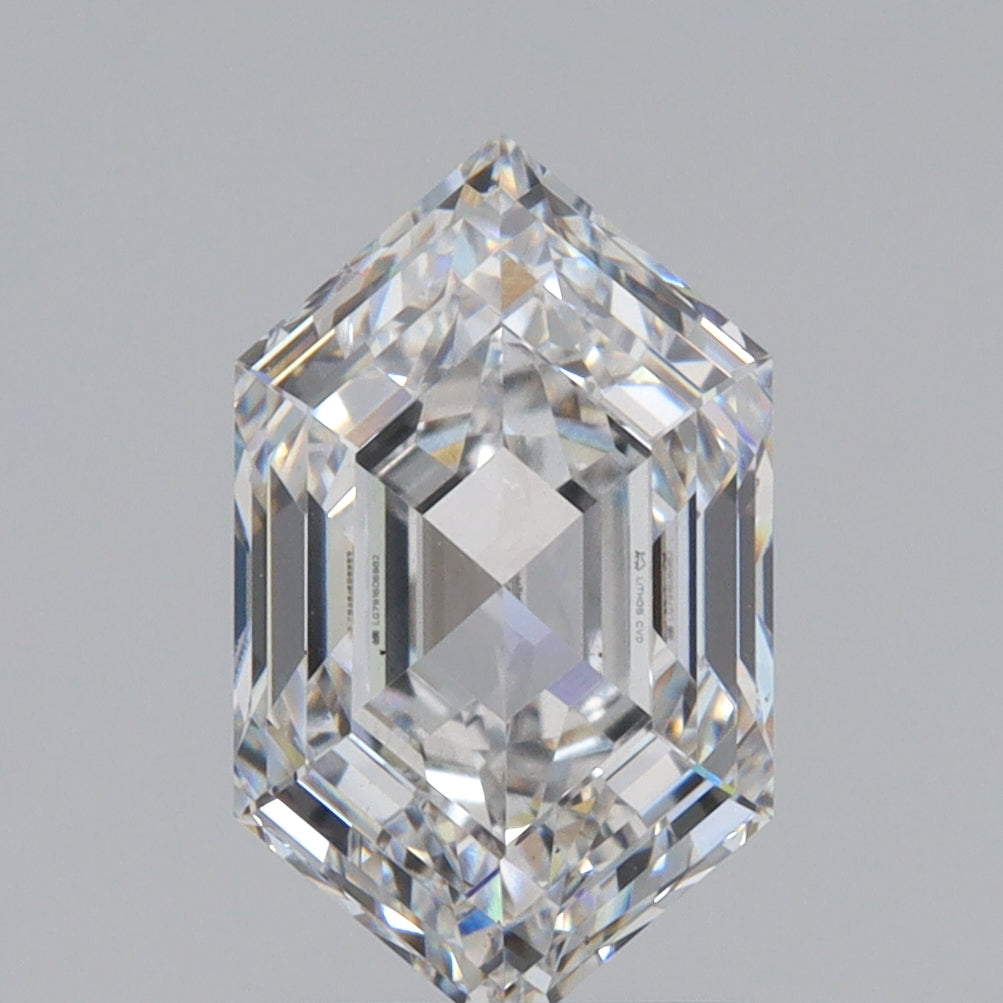 2.29ct | E/VS2 Hexagon Shape Step Cut Lab Diamond (IGI)