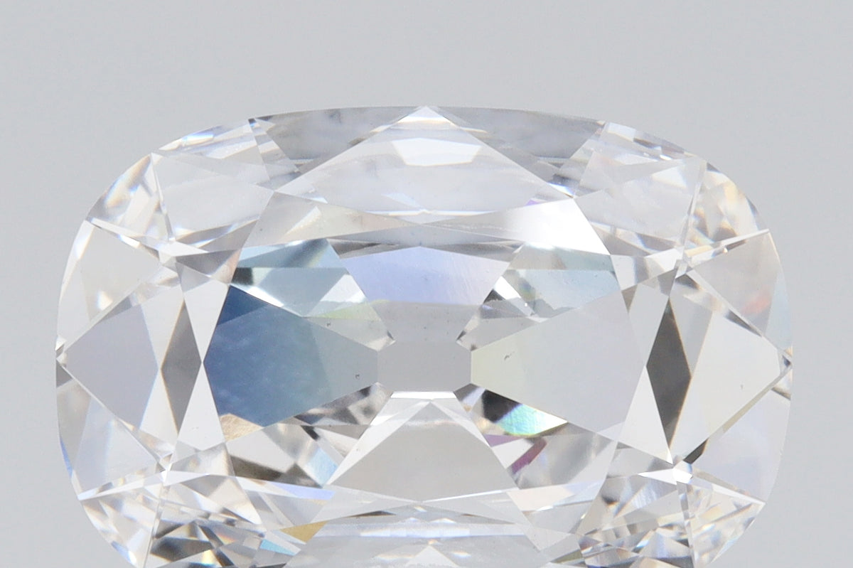 6.20ct | F/VS1 Cushion Shape Old Mine Cut Lab Diamond (IGI)