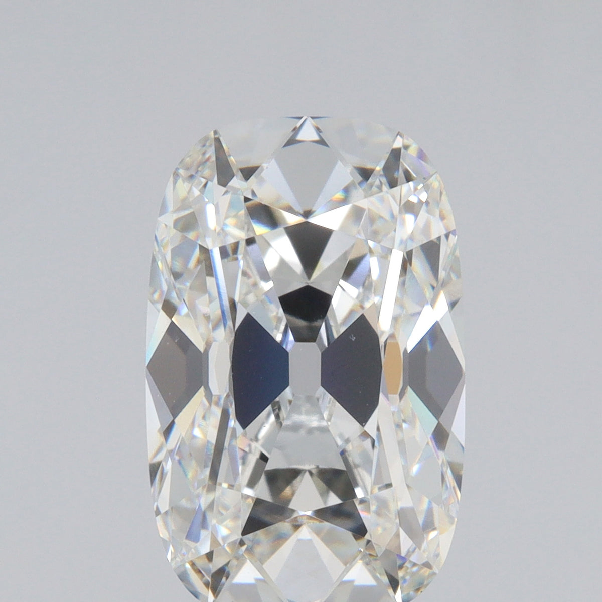 5.04ct | G/VS1 Antique Cushion Shape Old Mine Cut Lab Diamond (IGI)-LITHOS Diamond
