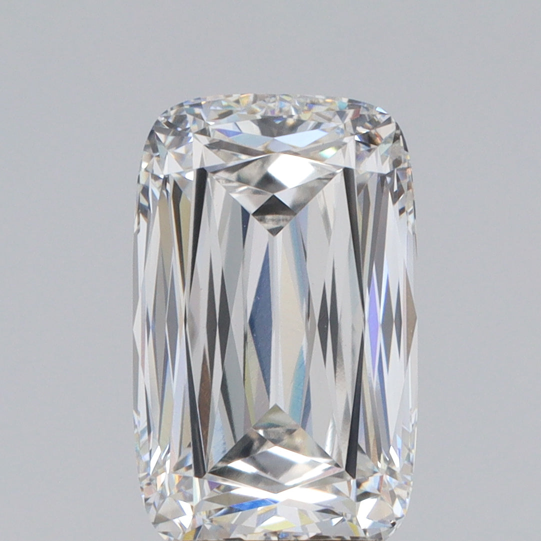 3.62ct | F/VVS2 Cushion Shape Lattice Cut Lab Diamond (IGI)