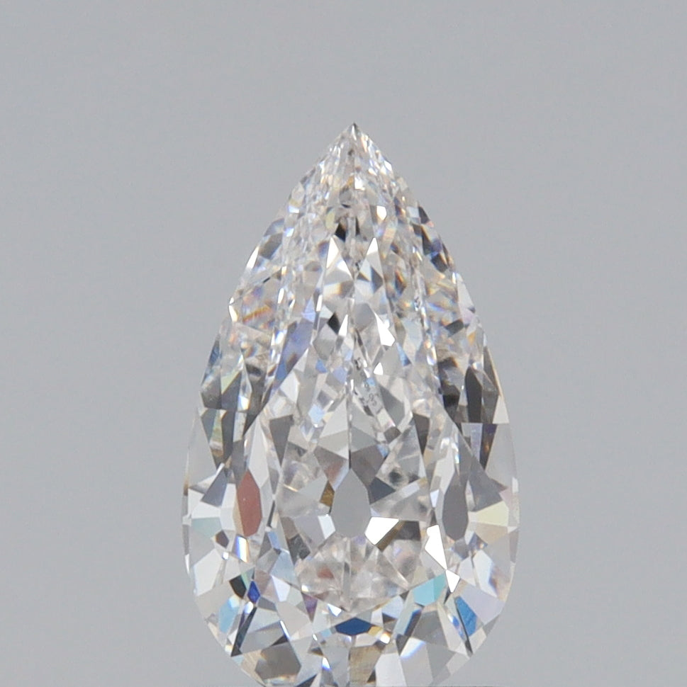 1.59ct | F/VS1 Pear Shape Old Mine Cut Lab Diamond (IGI)-LITHOS Diamond
