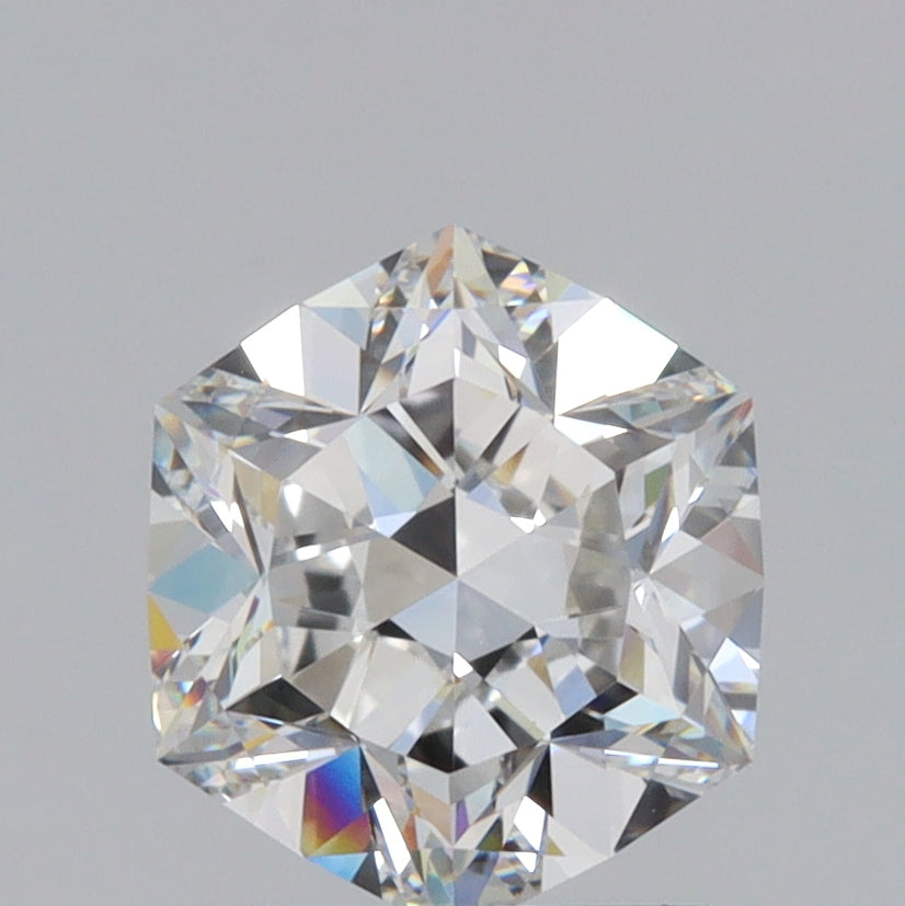 1.63ct | E/VVS2 Hexagon Shape Brilliant Cut Lab Diamond (IGI)-LITHOS Diamond