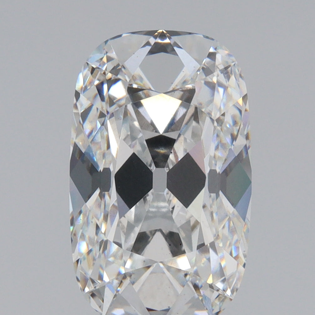 3.10ct | E/VS1 Antique Cushion Shape Old Mine Cut Lab Diamond (IGI)