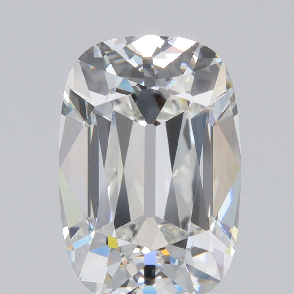 3.29ct | F/VVS2 Cushion Shape Old Mine Cut Lab Diamond (IGI)