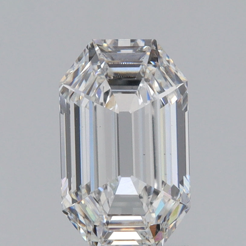 1.48ct | F/VS1 Octagon Shape Antique Step Cut Lab Diamond (IGI)
