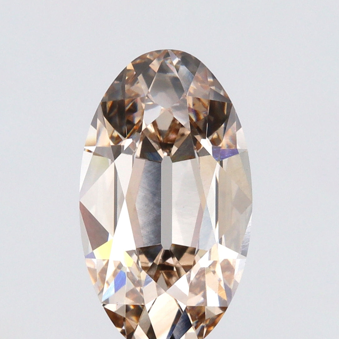 2.86ct | Q-R/VVS2 Oval Shape Old Mine Cut Lab Diamond (IGI)-LITHOS Diamond