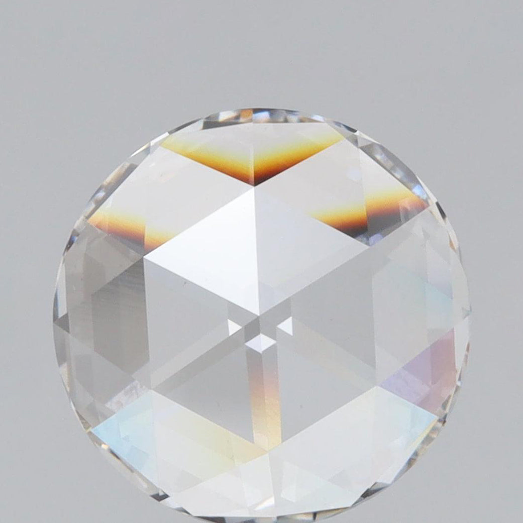 2.02ct | F/VS1 Round Shape Rose Cut Cut Lab Diamond (IGI)