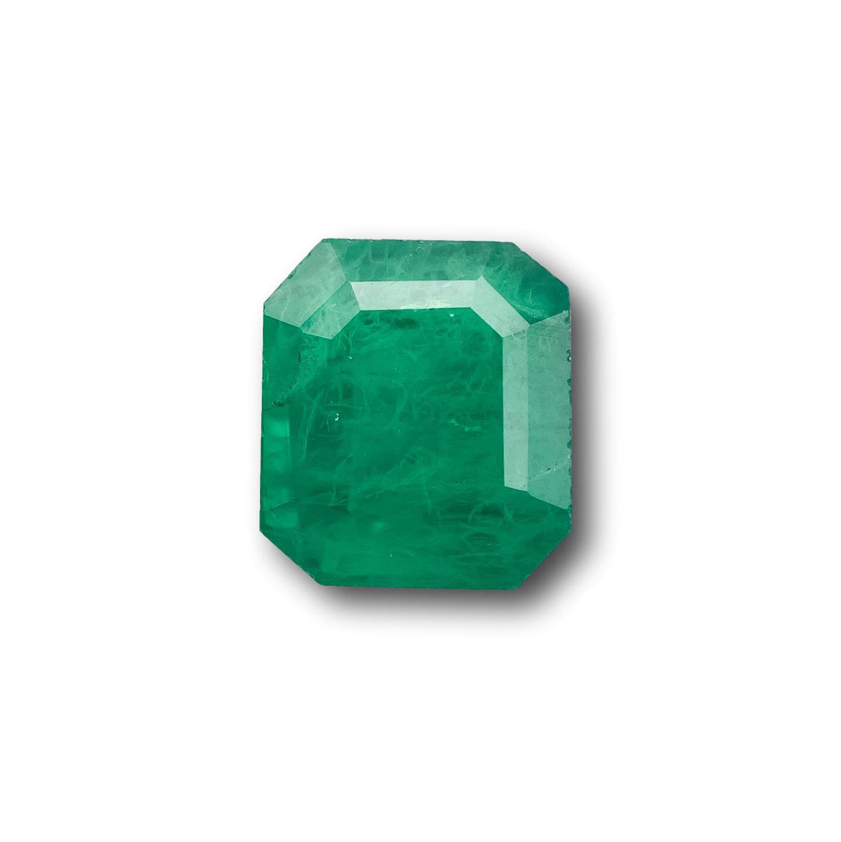3.03ct | Step Cut Emerald Shape Lab Emerald (GSI)