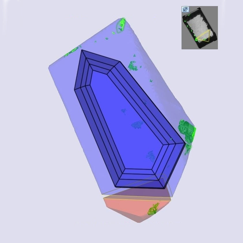 1.77ct | D/VVS2 Kite Shape Step Cut Lab Diamond (IGI)-LITHOS Diamond