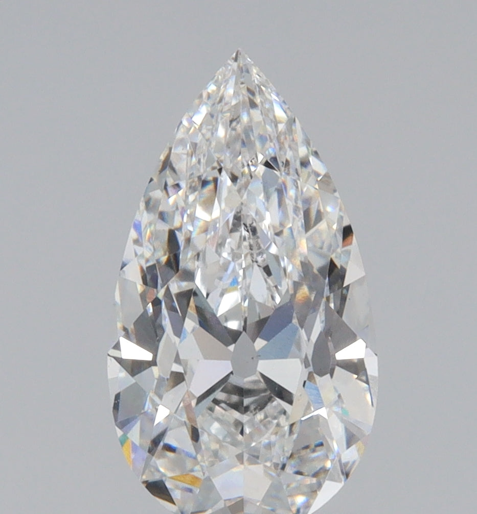 2.15ct | E/VS1 Pear Shape Old Mine Cut Lab Diamond (IGI)