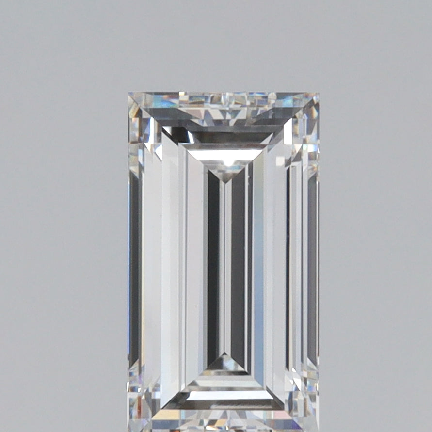 1.58ct | F/VVS2 Baguette Shape Step Cut Lab Diamond (IGI)-LITHOS Diamond
