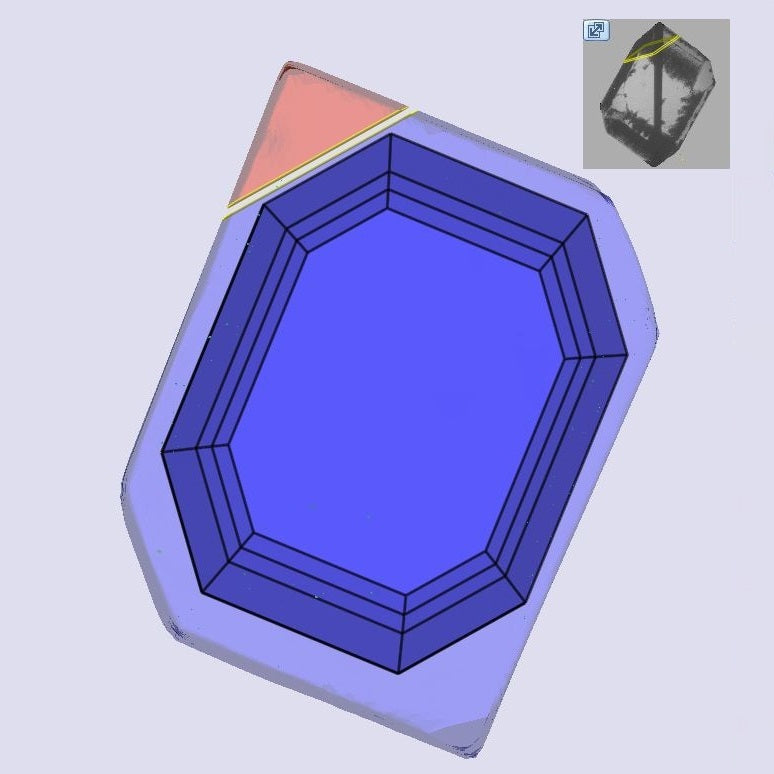 1.79ct | E/VVS2 Octagon Shape Portrait Cut Lab Diamond (IGI)-LITHOS Diamond