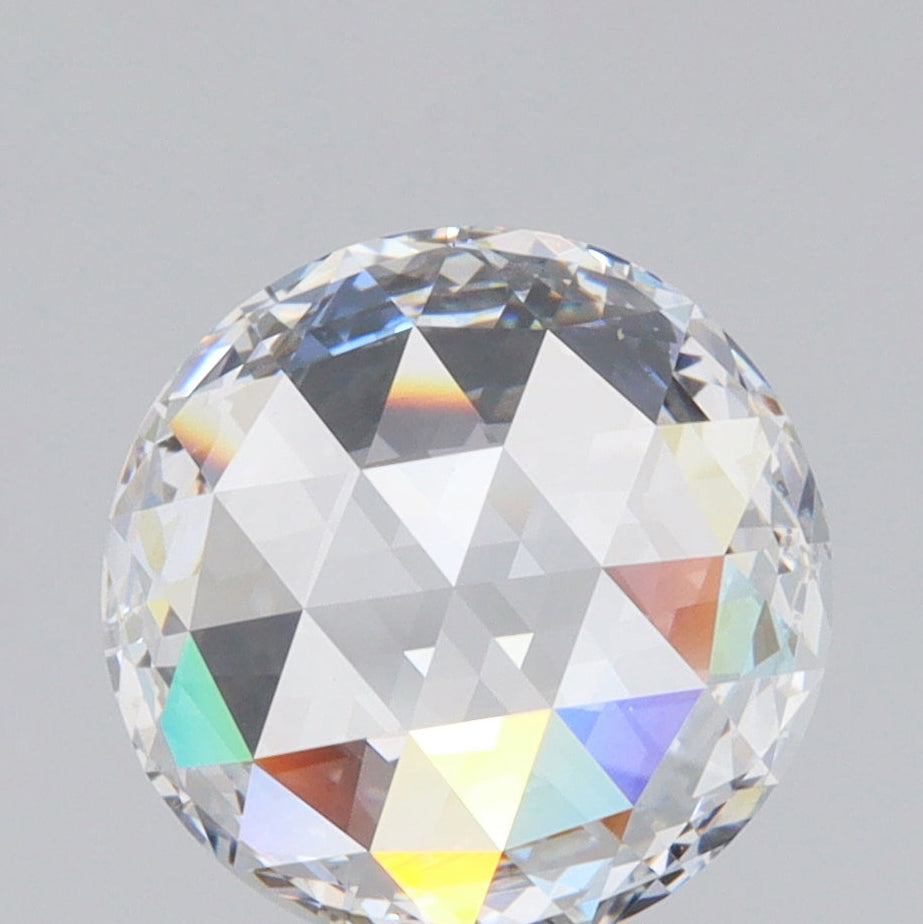 2.16ct | F/VVS2 Round Shape Mogul Rose Cut Lab Diamond (IGI)