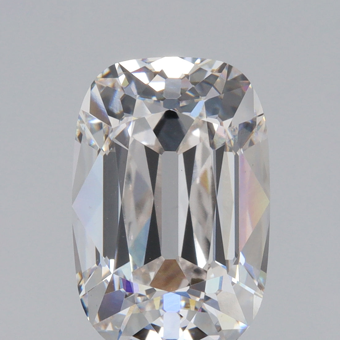 4.21ct | F/VVS2 Cushion Shape Old Mine Cut Lab Diamond (IGI)