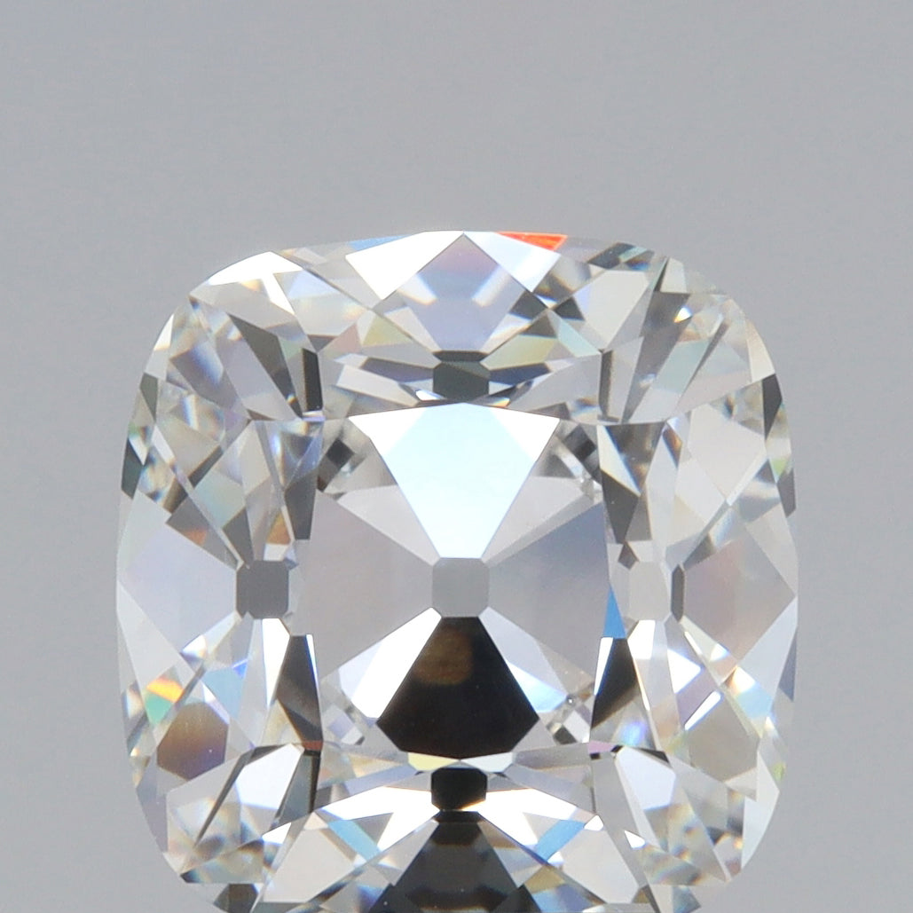 4.63ct | F/VVS2 Cushion Shape Old Mine Cut Lab Diamond (IGI)