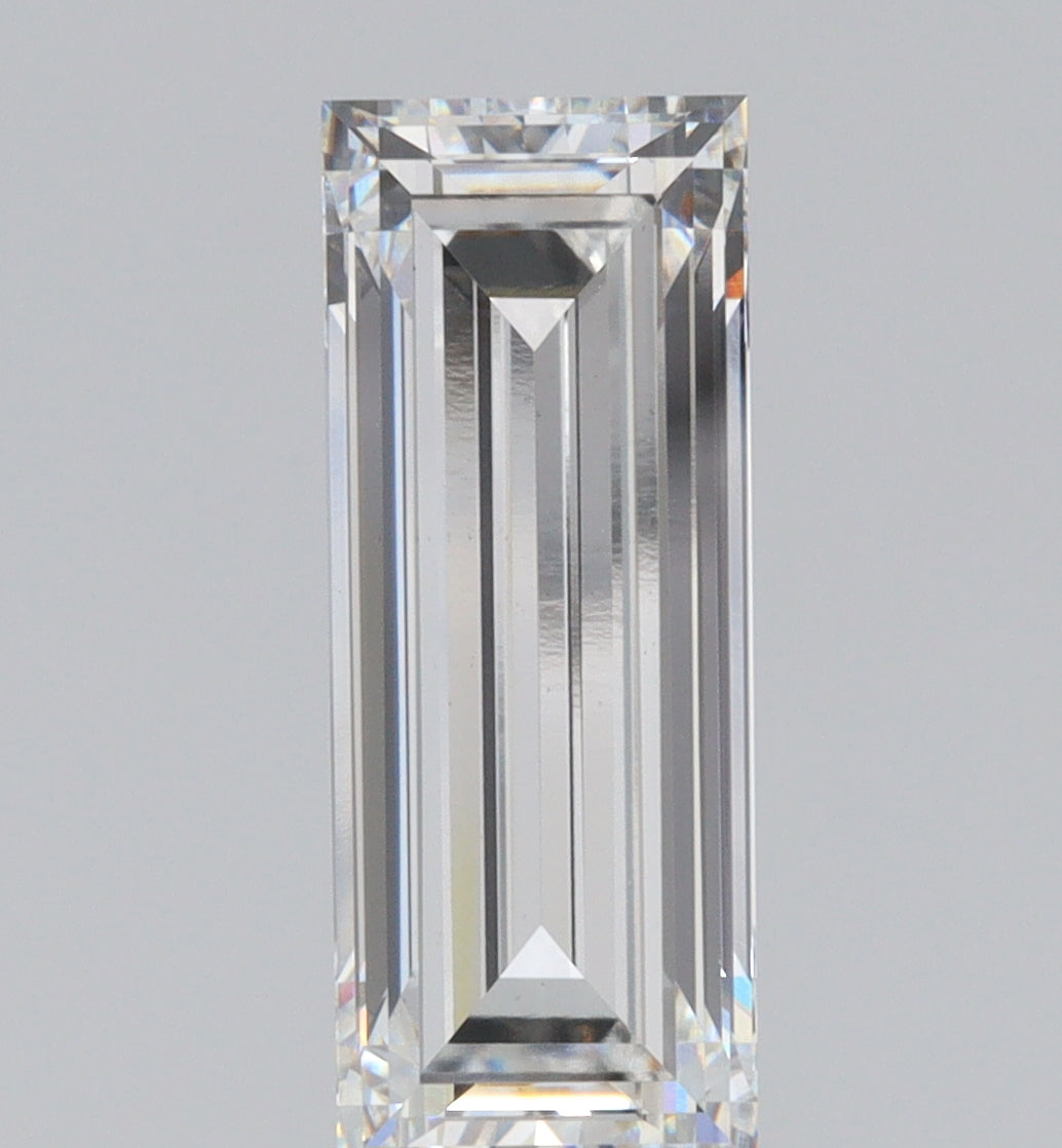 2.51ct | E/VVS2 Baguette Shape Step Cut Lab Diamond (IGI)