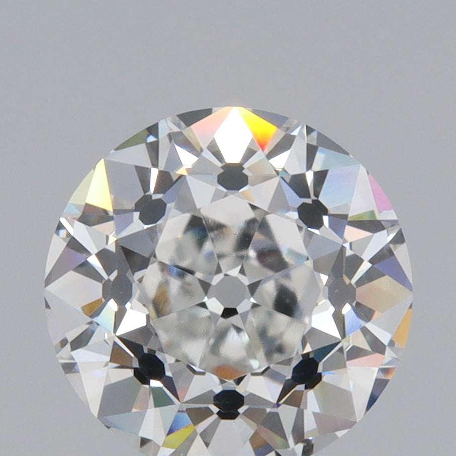 3.31ct | E/VVS2 Round Shape Old European Cut Lab Diamond (IGI)