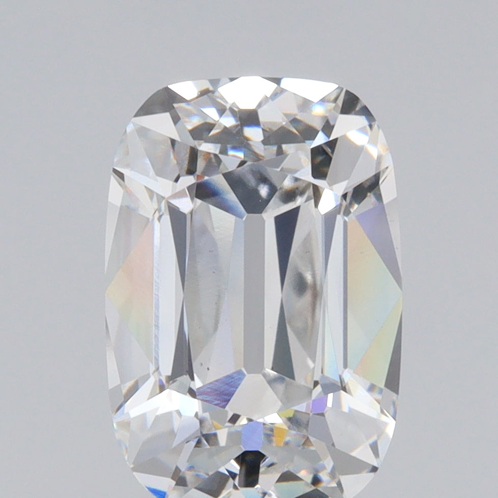 3.13ct | E/VS1 Cushion Shape Old Mine Cut Lab Diamond (IGI)