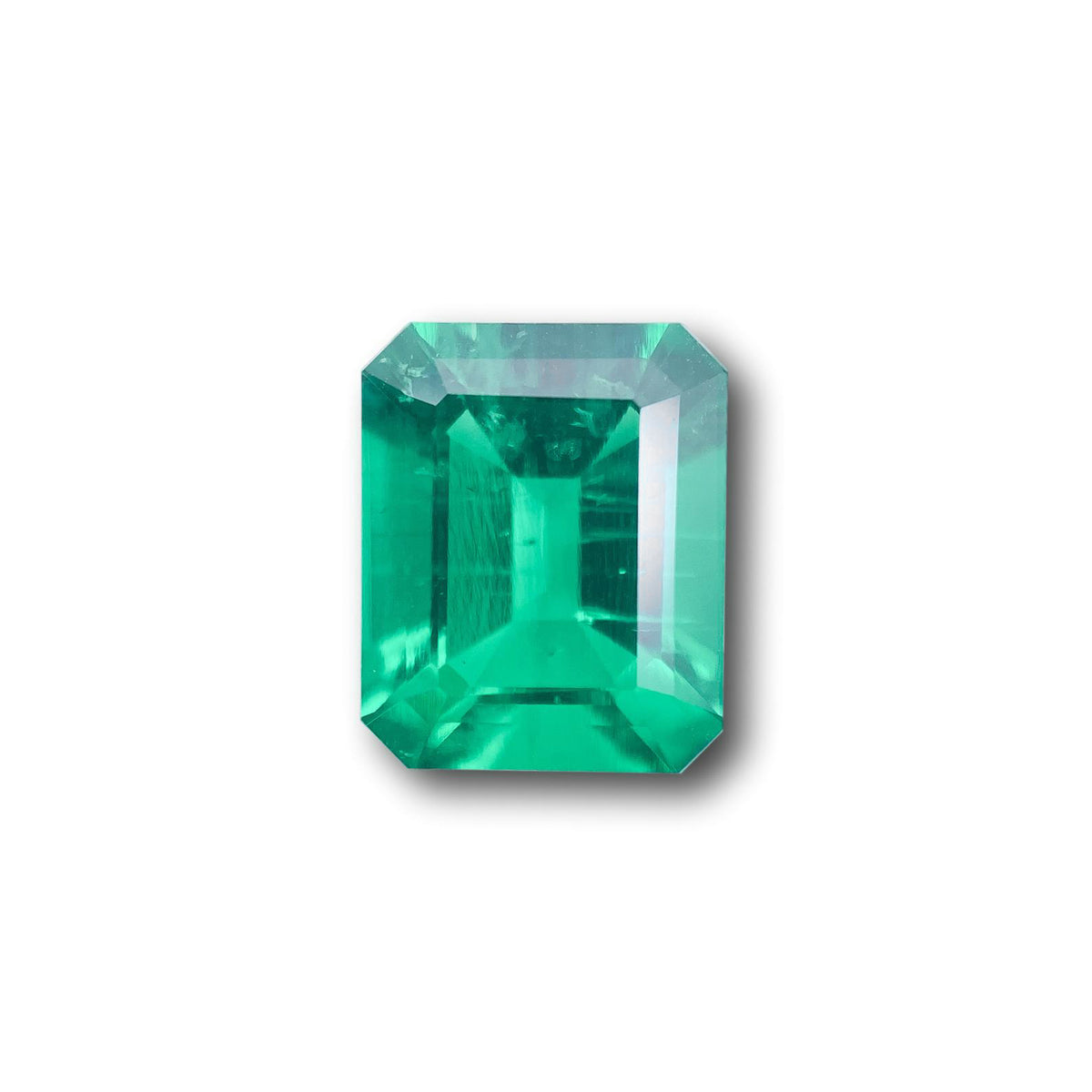 2.79ct | Step Cut Emerald Shape Lab Emerald